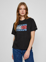 Tommy Jeans Floral Flag Tee Tricou