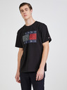 Tommy Jeans Reflective Wave Flag Tricou