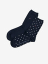 Tommy Hilfiger Sock Dot Set de 2 perechi de șosete